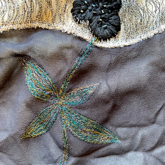 BCBG MaxAzria 100% Silk Maxi Skirt - Picture 3 of 10